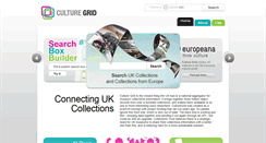 Desktop Screenshot of culturegrid.org.uk